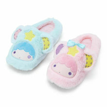 Load image into Gallery viewer, Little Twin Stars Fuzzy Room Slippers
