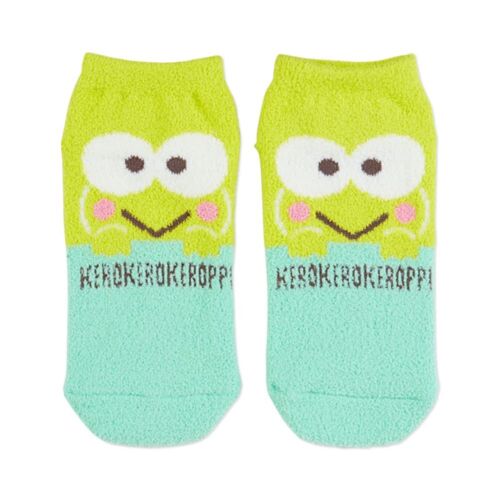 Keroppi Peekaboo Fuzzy Ankle Socks