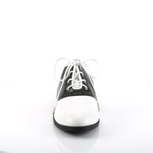 Load image into Gallery viewer, Black and White Saddle Shoes

