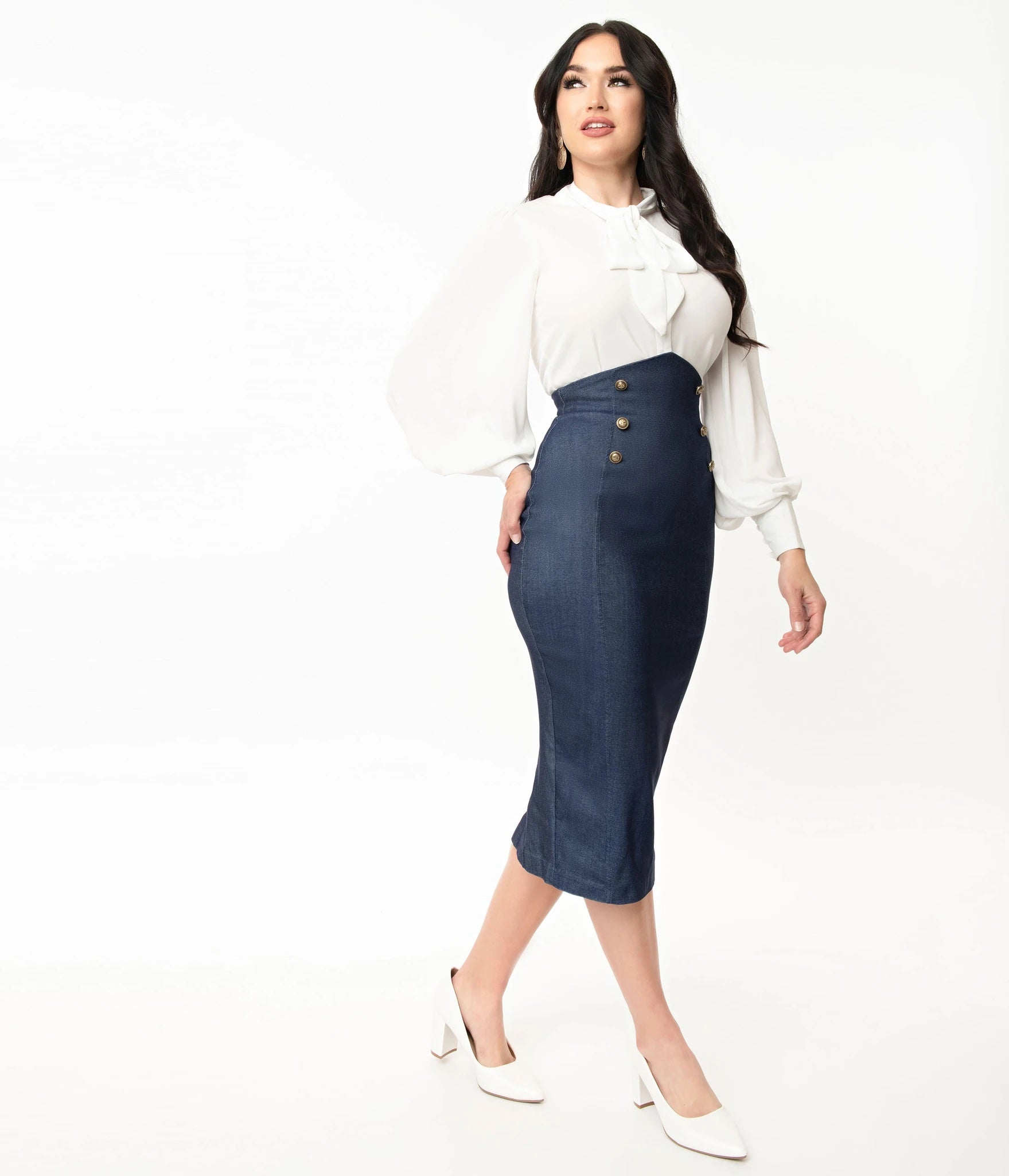 High Waisted Pencil Skirts