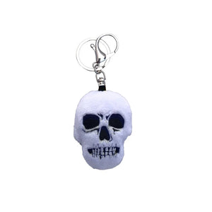 Skull Plush Keychain