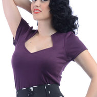Purple Sofia Top