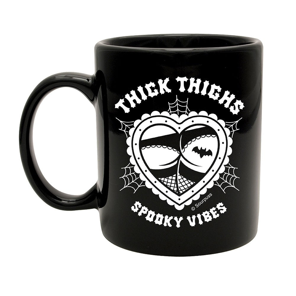 Thick Thighs, Spooky Vibes Mug