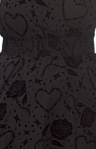 Dolly Barbed Wire and Roses Dress- Size Large LAST ONE!