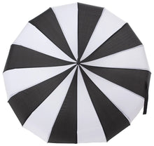 Load image into Gallery viewer, Black and White Pagoda Umbrella
