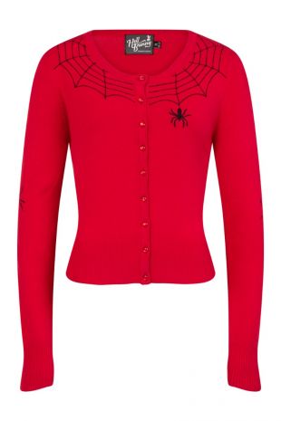 Spider Cardigan Red- Size Medium LAST ONE!
