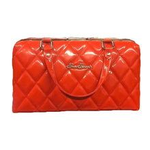 Load image into Gallery viewer, Red Jetson Quilted Hardshell Purse
