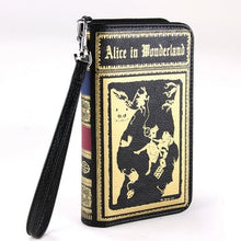 Load image into Gallery viewer, Alice In Wonderland Book Wallet
