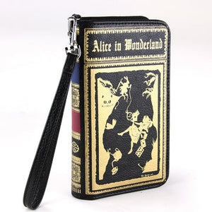 Alice In Wonderland Book Wallet
