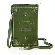 Load image into Gallery viewer, The Secret Garden Book Purse
