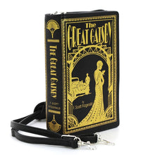 Load image into Gallery viewer, The Great Gatsby Book Purse

