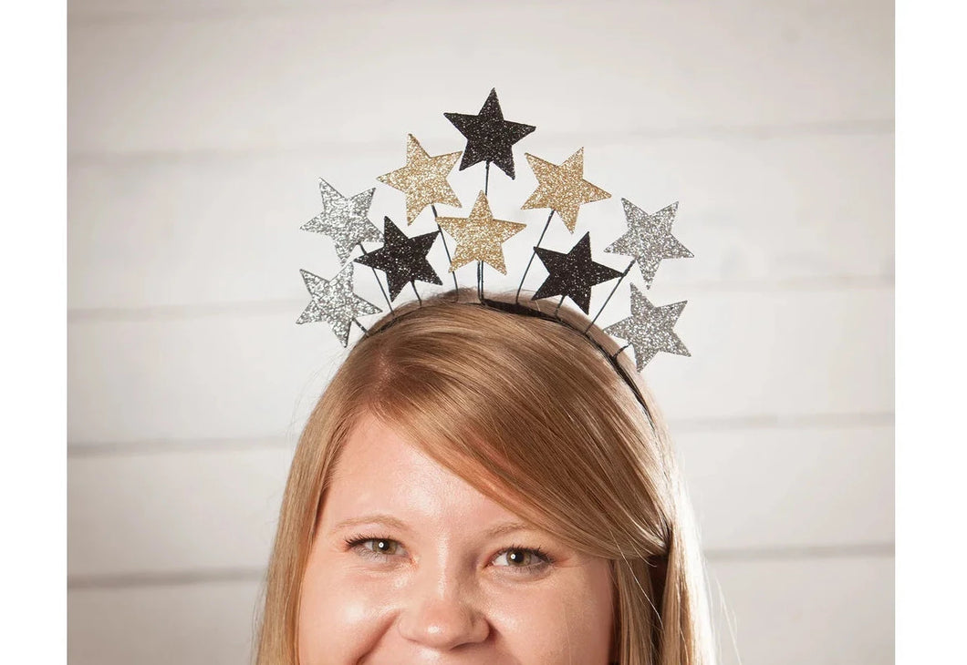 Crown Of Stars Glitter Headband