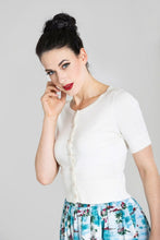 Load image into Gallery viewer, Ivory Wendi Short Sleeved Cardigan
