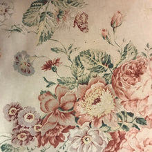 Load image into Gallery viewer, White Iron and Floral Cushion Vanity Seat
