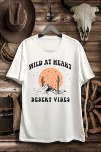 "Wild At Heart/Desert Vibes" Boyfriend Tee